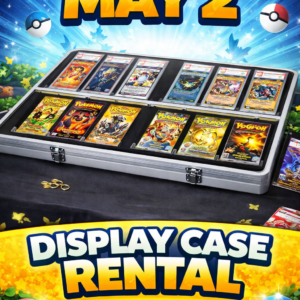 Wichita TCG Show May 2 Display Case Rental Hilton Wichita