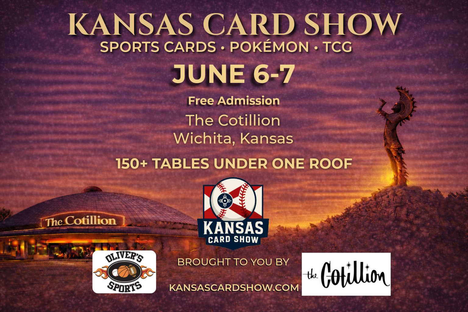 Kansas Card Show Wichita June 6 to 7 vendor registration flyer