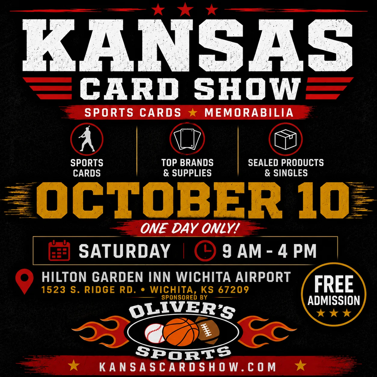 Kansas Card Show Wichita October 10